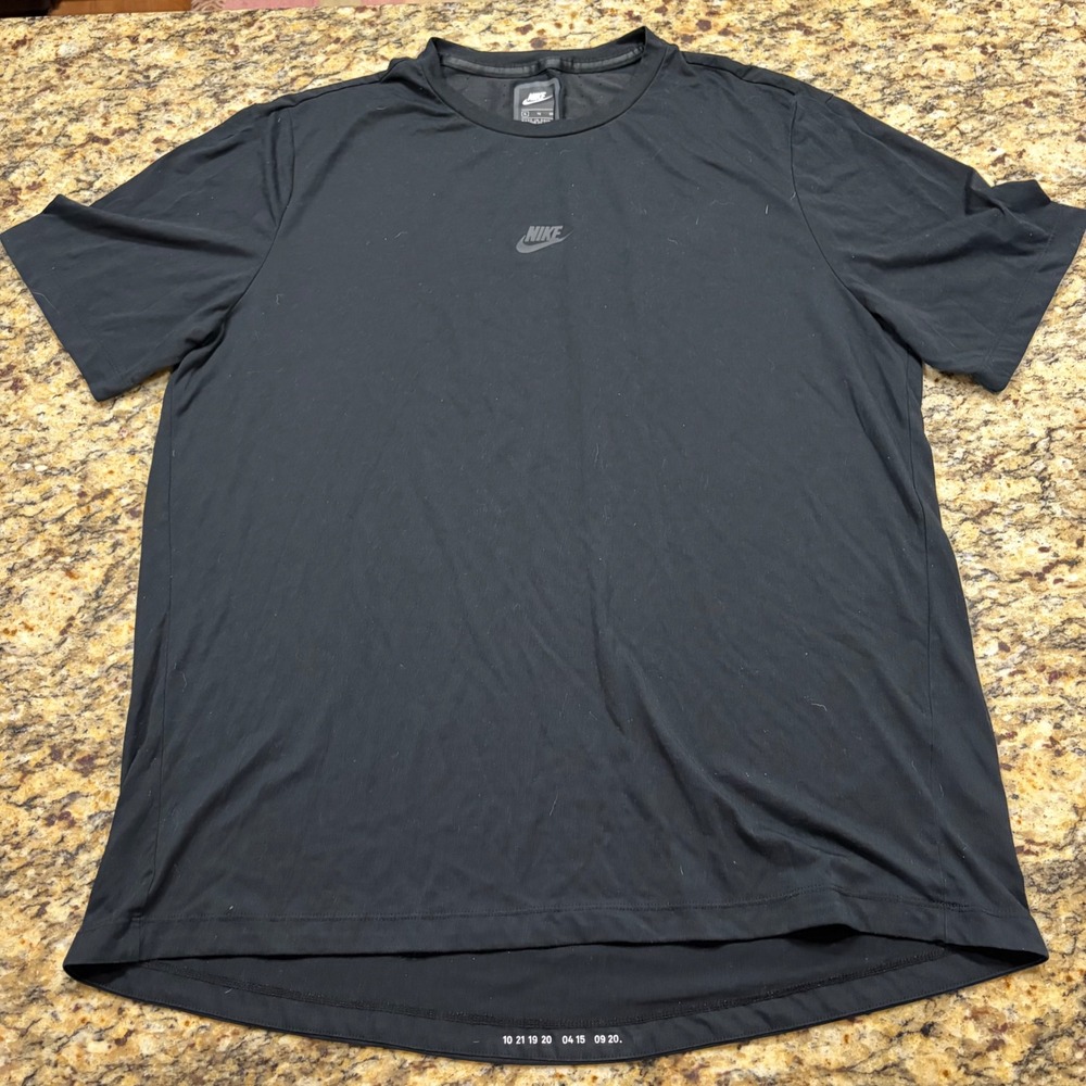 Nike Mens Sportswear Tech Pack Perforated T-Shirt Black XL ws